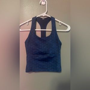 Lululemon Blue Cropped tank